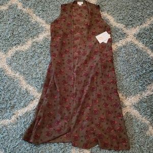 Lularoe Joy vest size XS NWT